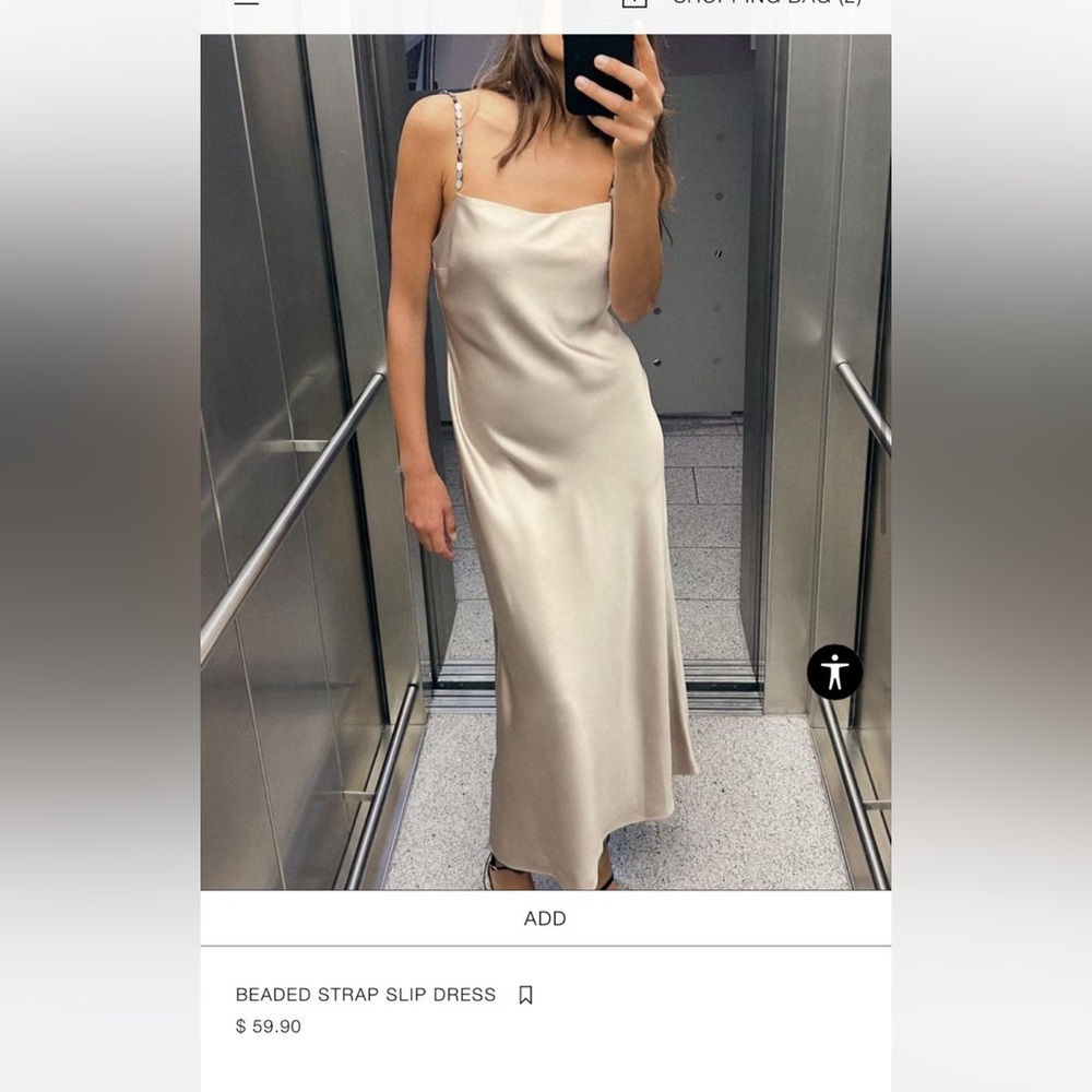 Zara silk dress
